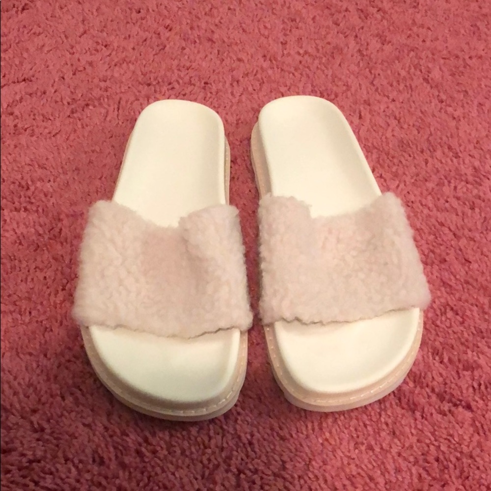 Fuzzy Sandals